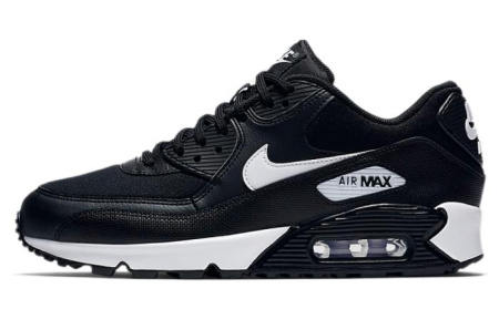 Nike Air Max 90 Low Топ Повседневные Беговые Кроссовки Женские Черно-Белые