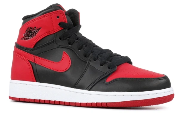 Jordan Air Jordan 1 Детские баскетбольные кроссовки Высокие Топы для школьного возраста