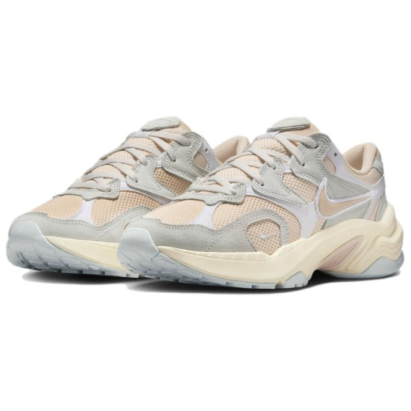Nike AL8 Амортизаторы Rebound Low Top Беговые кроссовки Женские Бежево-серый