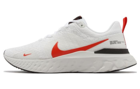 Nike React Infinity Run Flyknit 3 Устойчивый к истиранию низкий топ Спринт Беговые кроссовки Мужской Белый