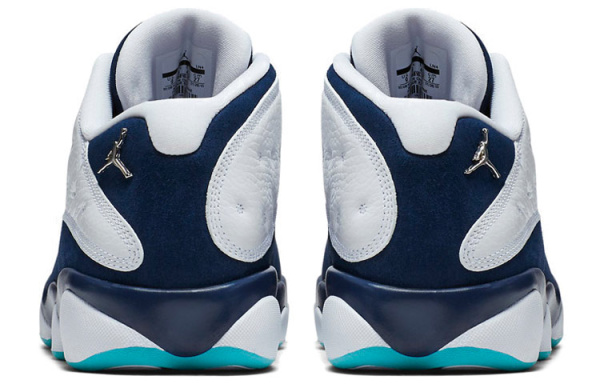 Jordan Air Jordan 13 Retro Low 'Hornets' Low Top Винтажные баскетбольные кроссовки Мужские Белый Синий