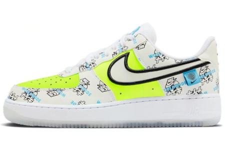Nike Air FORCE 1 Кроссовки для скейтбординга Низкие Кроссовки Унисекс