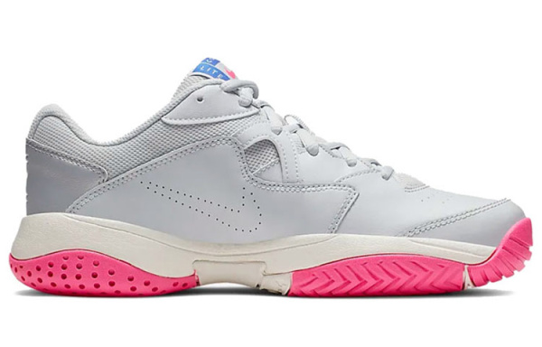 Nike Court Lite 2 Амортизаторы Slip-Resistant Low Top Теннисные Кроссовки Женские Серый Розовый