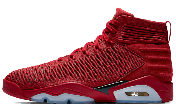 Jordan Air Jordan 23 Flyknit Elevation Non Slip Легкий Высокий Топ Винтажные Баскетбольные Кроссовки Мужские Красный