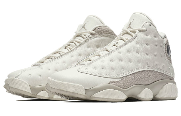 Jordan Air Jordan 13 Призрачный High Топ Винтажные баскетбольные кроссовки Женские Белые