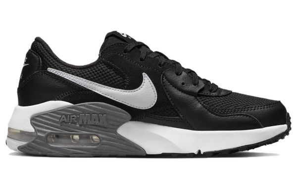 Nike Air Max Excee Low Топ Air Cushion Повседневные Беговые Кроссовки Женские Черные