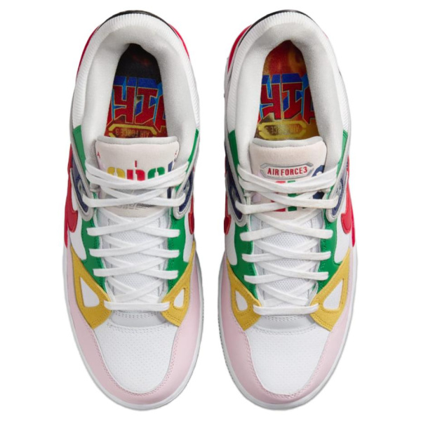 Nike Air FORCE 3 Кроссовки для скейтбординга Низкие Белые Мужские