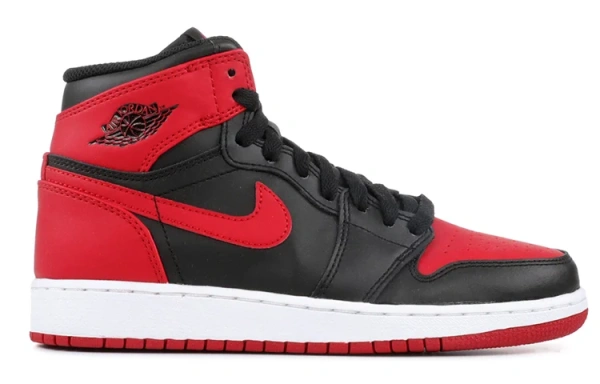 Jordan Air Jordan 1 Детские баскетбольные кроссовки Высокие Топы для школьного возраста