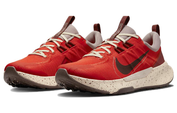 Nike Juniper Trail 2 Устойчивый к истиранию Низкий Топ Повседневная Беговая Обувь Мужская Красный Белый