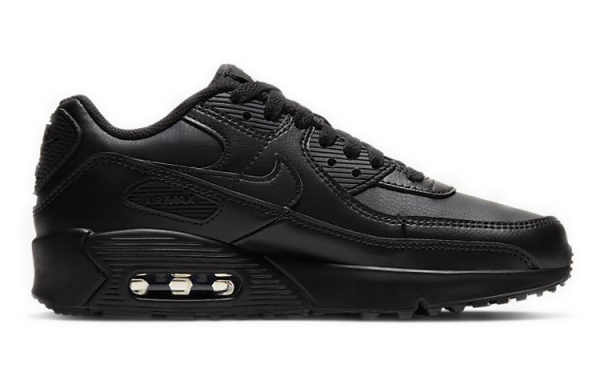 Nike Air Max 90 Детские беговые кроссовки Низкий Верх Подходит для школьного возраста
