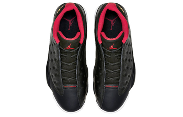 Jordan Air Jordan 13 Ретро Low Темно-красный цвет Низкий Топ Винтажные баскетбольные кроссовки Мужской Черный Красный