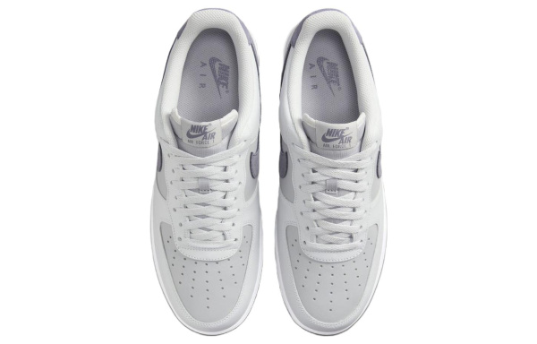 Nike Air FORCE 1 Кроссовки для скейтбординга Низкие Серые Мужские