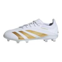 Adidas PREDATOR ELITE Slip Resistant And Abrasion Resistant Coverage Support Low Top Kids' Soccer Shoes White Kids'