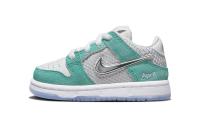 NIKE Dunk SB Детская обувь, низкие кеды, бело-зеленые, для малышей