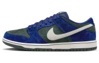 NIKE Dunk SB Кроссовки для скейтбординга Низкие Зеленый Синий Белый Мужские