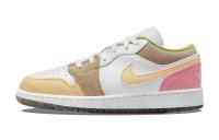 Jordan 1 Low Pastel Grind Vivid Green GS
