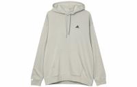 Adidas Logo Sweat Hoodie Sweatshirt Unisex Metal Gray