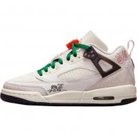 Jordan Spizike Anti Slip Wear Resistant Mid Top Children's Basketball Shoes White Kids'