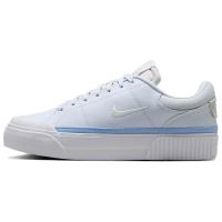 Nike Court Legacy Anti Slip Wear Resistant Low Top Skateboard Shoes Women's Light Blue