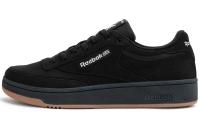 reebok CLUB C 85 W+ Кроссовки для скейтбординга Низкие Черные Унисекс