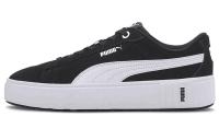 PUMA Smash Platform V2 Suede 'Black White' Women's