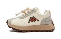 KAPPA KIDS Slip Resistant Low Top Kids Lifestyle Shoes Beige Orange Kids