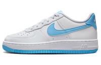 Nike Air Force 1 Low White Aquarius Blue GS