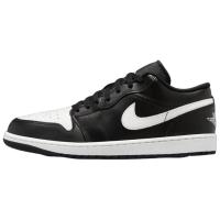 Jordan Air Jordan 1 Винтажные баскетбольные кроссовки Low Top Черные Унисекс