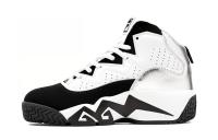 FILA KIDS Cushioning Wear-Resistant Mid-Top Children's Basketball Shoes Black White Kids'