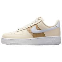Nike Air Force 1 Устойчивые к истиранию Низкие Кроссовки для скейтбординга Женские Бежево-коричневые