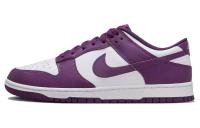 NIKE Dunk Кроссовки для скейтбординга Низкие Фиолетово-белые Унисекс