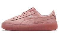 PUMA Basket Platform Core Pink Low Board Shoes Women's