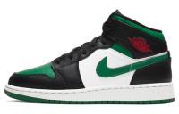 Jordan 1 Mid Green Toe GS