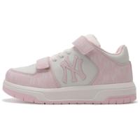 MLB New York Yankees Anti Slip Wear Resistant Low Top Kids' Skateboarding Shoes Pink White Kids'