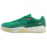 Jordan FLIGHT COURT Anti Slip Wear Resistant Low Top Vintage Basketball Shoes Men's Green
