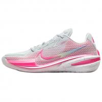 Nike Air Zoom G.T. Cut 1 Anti Slip Wear Resistant Low Top Basketball Shoes Men's White Pink