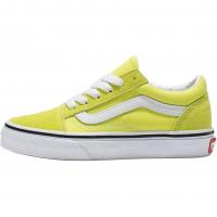 Vans Anti-Slip Wear-Resistant Low-Top Kids' Skateboarding Shoes Neon Yellow Kids'