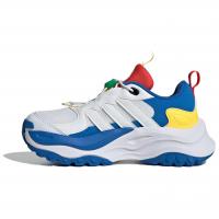 Adidas Maxxwavy Anti-Slip Wear-Resistant Low-Top Kids Lifestyle Shoes White Blue Kids'