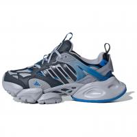 Adidas XLG RUNNER DELUXE Anti Slip And Wear Resistant Breathable Low Top Casual Running Shoes Unisex Gray