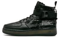 Nike Sf Air Force 1 Mid Black Cargo Khaki