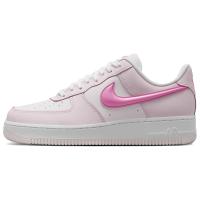 Nike Air FORCE 1 Кроссовки для скейтбординга Низкие Топ Жемчужно-розовый/Белый/Розовая Пена/Озорный Розовый Женские