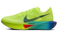 NIKE ZoomX Vaporfly Next% 3 Беговые кроссовки Низкие Желтые, зеленые Мужские