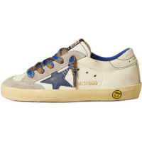 Golden Goose Super Star Low Top Kids' Skateboarding Shoes Blue White Kids'