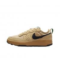Nike C1TY Anti Slip Wear Resistant Low Top Kids Lifestyle Shoes Linen Sesame Brown Stadium Green Black Kids'