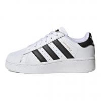 Adidas SUPERSTAR XLG Anti-Slip Wear-Resistant Low-Top Kids' Skateboarding Shoes White Kids'