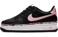 Nike Air Force 1 Low Vintage Floral Black Pink GS