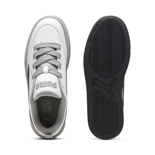 PUMA Park Lifestyle Anti Slip Wear Resistant Low Top Skateboard Shoes Unisex Black White