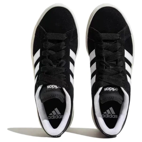 Adidas Grand Court Base 00s Anti Slip Wear Resistant Low Top Skateboard Shoes Unisex Black