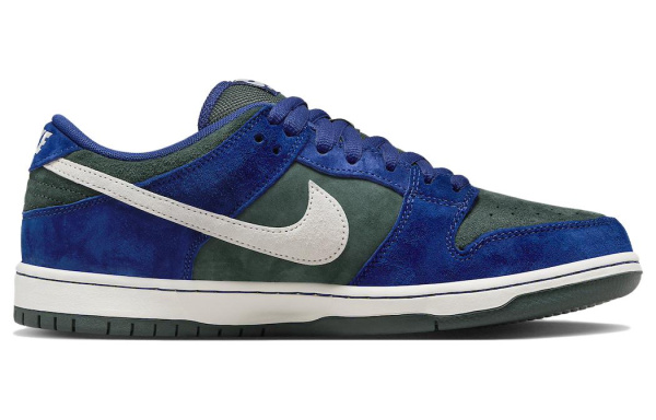 NIKE Dunk SB Кроссовки для скейтбординга Низкие Зеленый Синий Белый Мужские