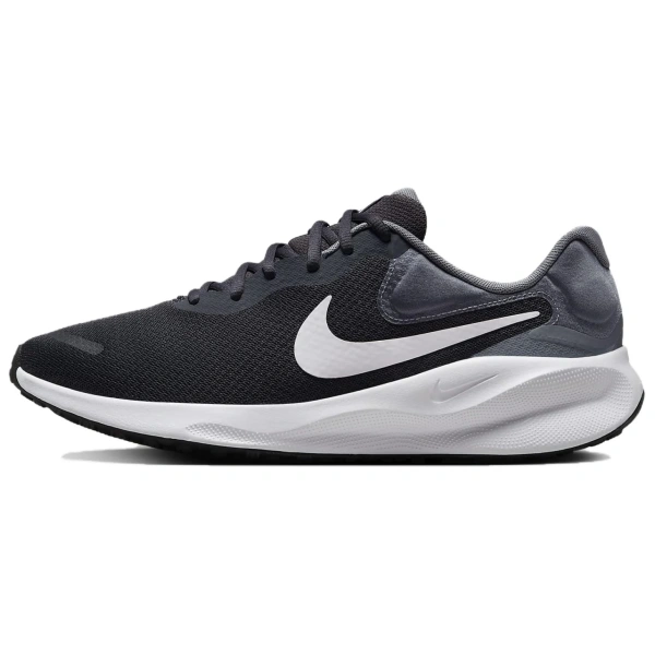 Nike REVOLUTION 7 Slip Resistant And Abrasion Resistant Support Low Top Casual Running Shoes Men's Black